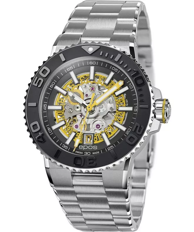 Epos Sportive Diver Skeleton Automatic Men's Watch 3441.135.20.15.30