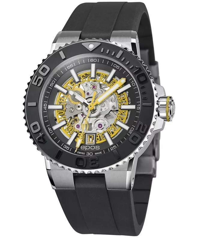 Epos Sportive Diver Skeleton Automatic Men's Watch 3441.135.20.15.55