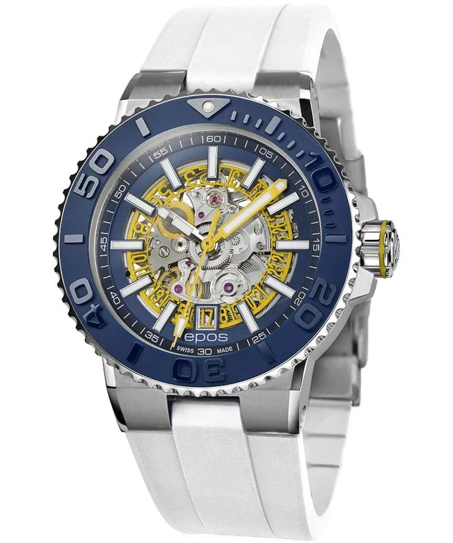 Epos Sportive Diver Skeleton Automatic Men's Watch 3441.135.96.16.50