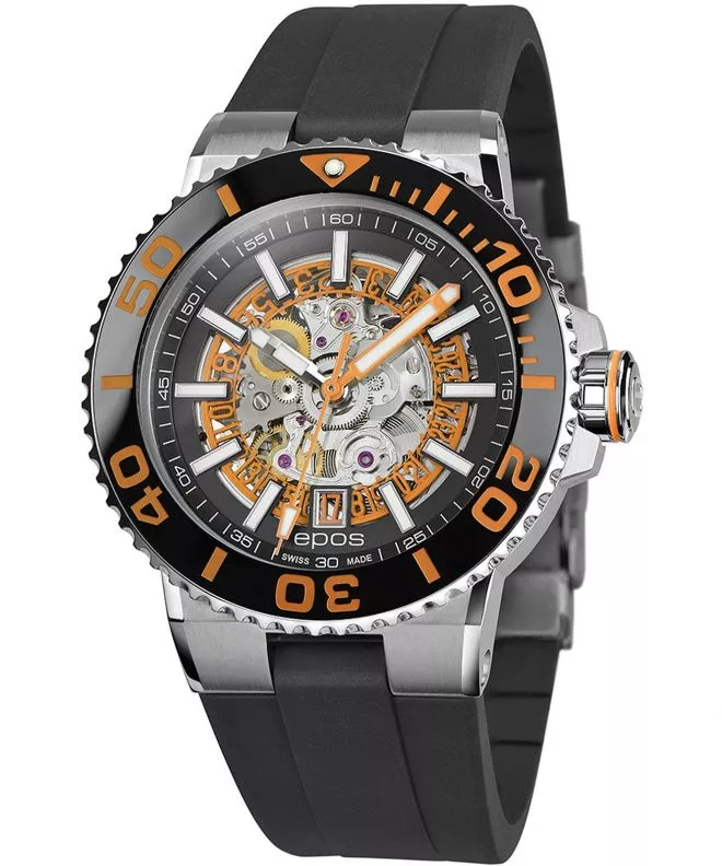Epos Sportive Diver Skeleton Automatic Men's Watch 3441.135.99.15.55