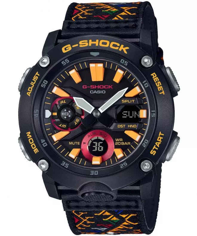 Casio G-SHOCK Carbon Core Guard Bhutan Limited Edition Watch GA-2000BT-1AER