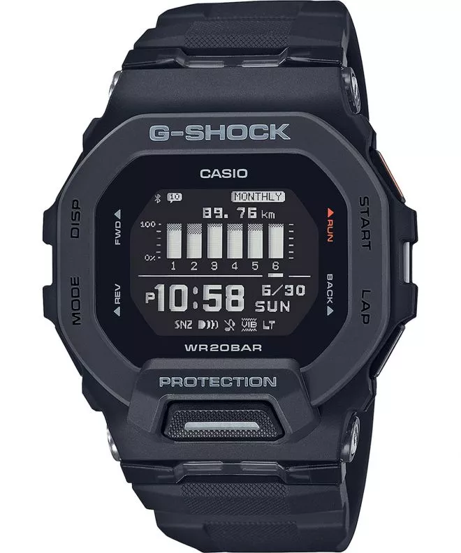 Casio G-SHOCK G-Squad Bluetooth Sync Step Tracker Watch GBD-200-1ER