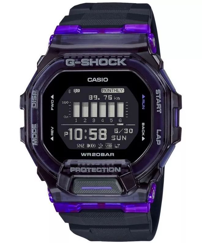 Casio G-SHOCK G-Squad Bluetooth Sync Step Tracker watch GBD-200SM-1A6ER