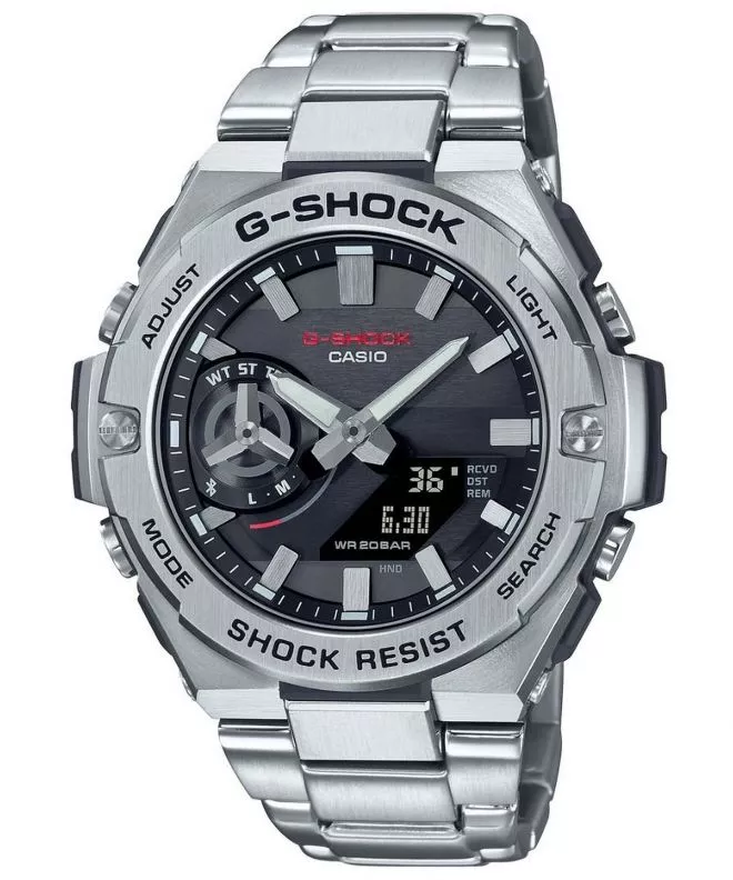 Casio G-SHOCK G-Steel Premium Bluetooth Sync Carbon Core Guard watch GST-B500D-1AER