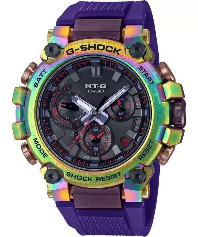 Casio G-SHOCK Metal Twisted G Aurora Oval Limited Edition watch MTG-B3000PRB-1AER