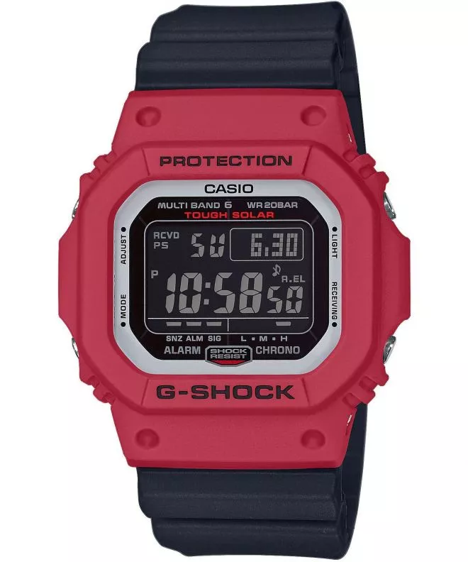 Casio G-SHOCK Original Black And Red Tough Solar Watch GW-M5610RB-4ER