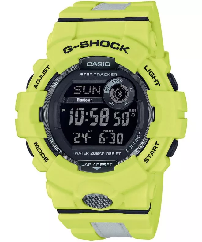 Casio G-SHOCK Specials G-SQUAD Reflector Bluetooth Sync Step Tracker Limited Watch GBD-800LU-9ER