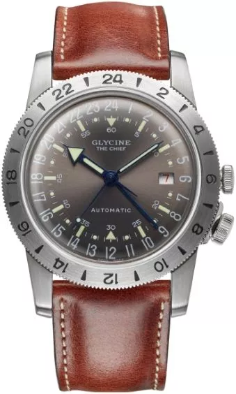 Glycine Airman N°1 THE CHIEF GMT Automatic Men's Watch GL0183
