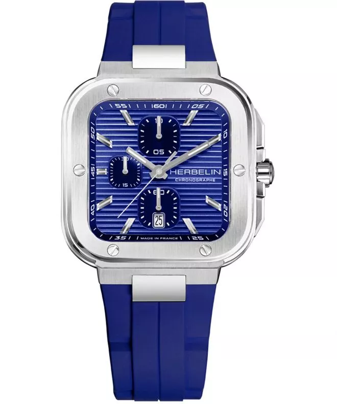 Herbelin Cap Camarat Square Chronograph watch 35646A115CB