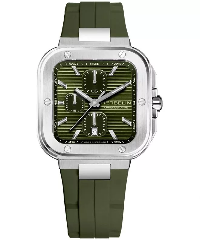 Herbelin Cap Camarat Square Chronograph watch 35646A116CK