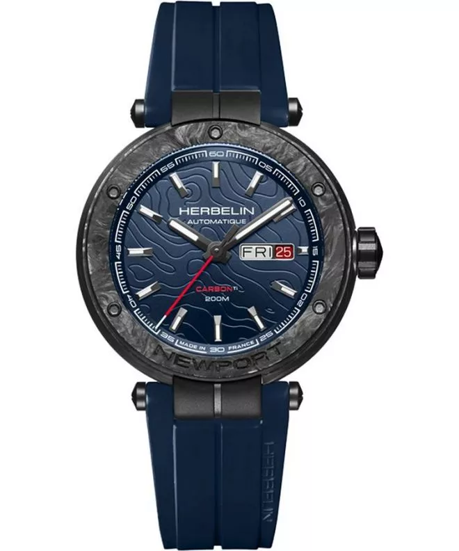 Herbelin Newport Carbon Titanium Automatic watch 1788CTN15CB
