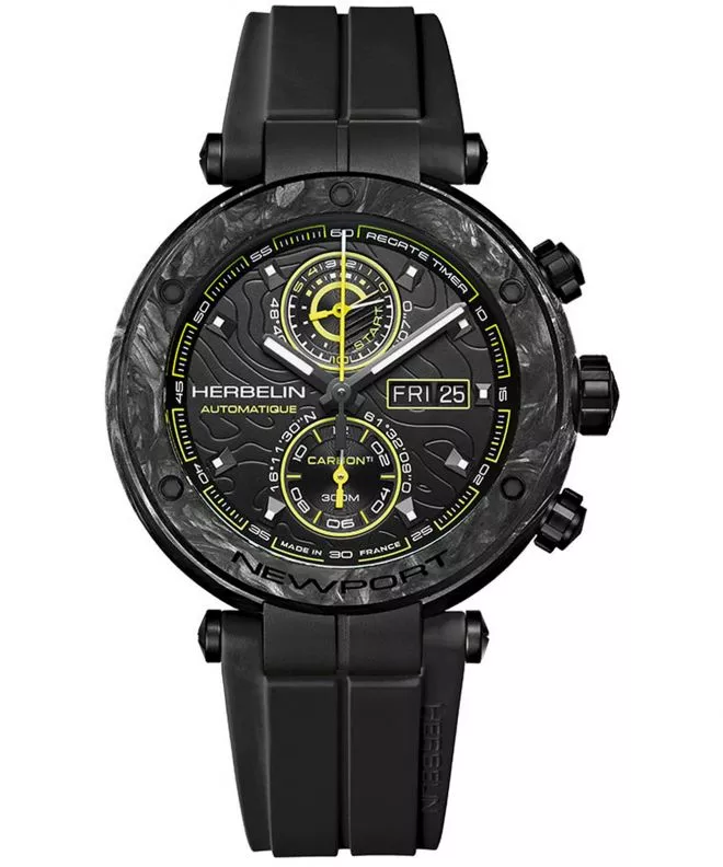 Herbelin Newport Carbon Titanium Automatic Chronograph Limited Edition watch 288CTN14CA