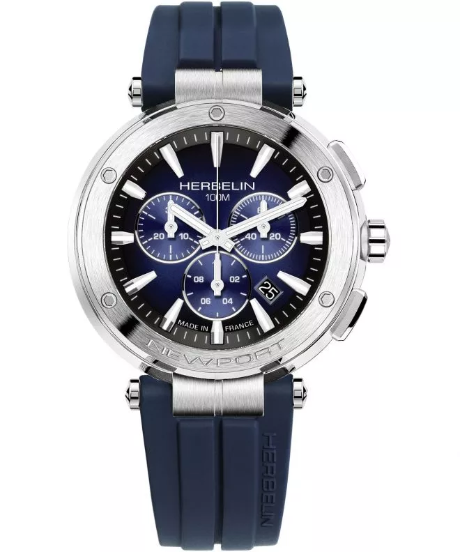 Herbelin Newport Chronograph Men's Watch 37688A35CB (37688-35CB)