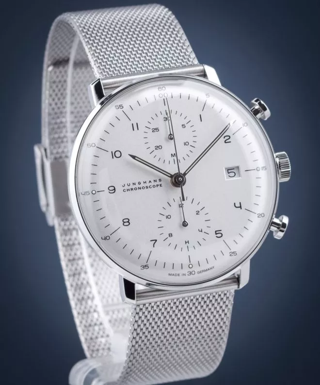 Junghans max bill Chronoscope Automatic Men's Watch 027/4003.48