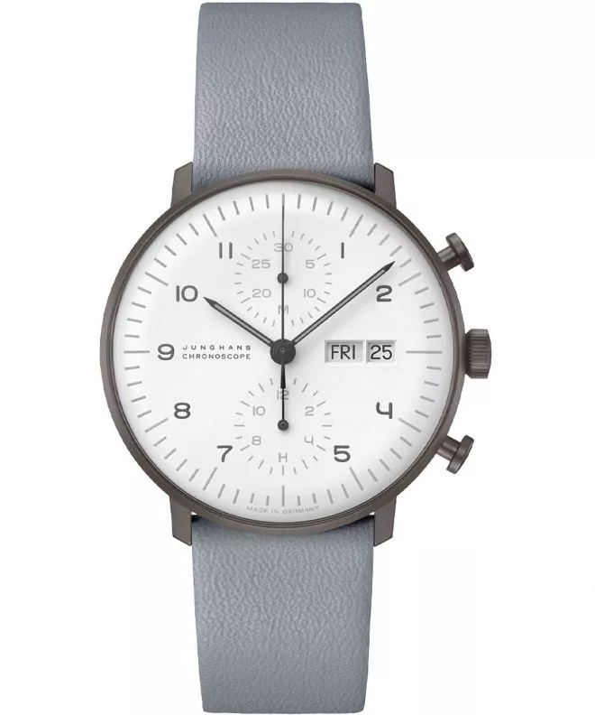 Junghans max bill Chronoscope ENG gents watch 027/4008.03