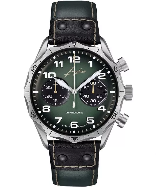 Junghans Pilot Chronoscope watch 027/3492.00