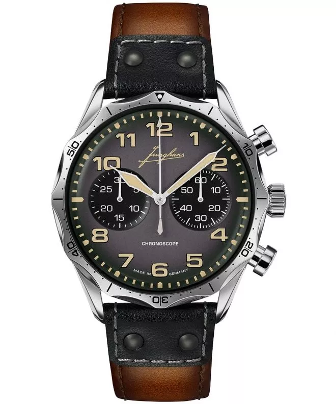 Junghans Pilot Chronoscope watch 027/3493.00