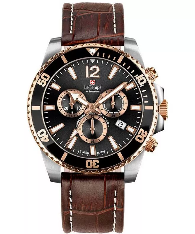 Le Temps Swiss Naval Patrol Chrono watch LT1044.45BL52