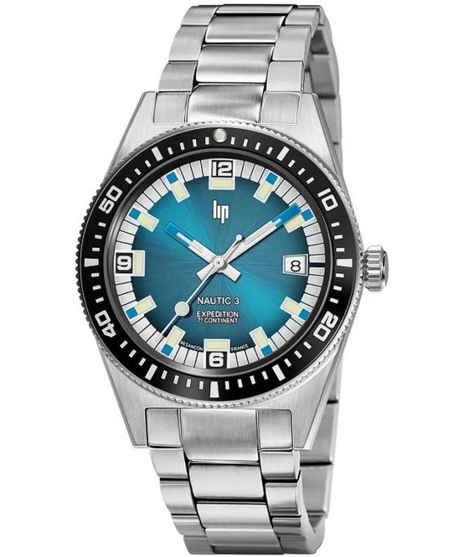 Lip Nautic 3 Automatique 7E Continent Limited Edition watch 670096
