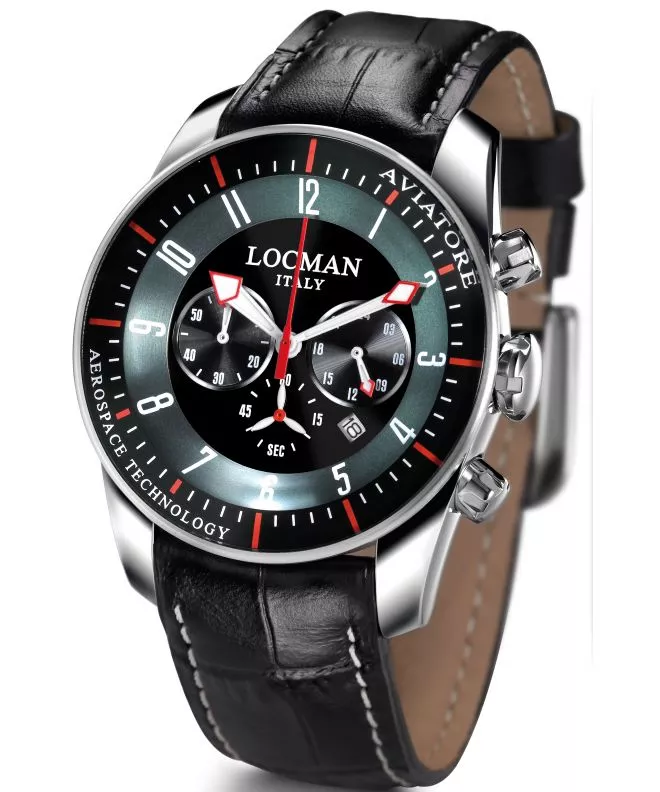 Locman Aviatore Men's watch 045000BKFWRGPSK