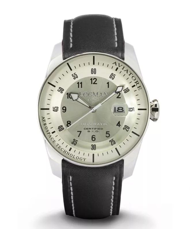 Locman Aviatore Automatic Men's Watch 0455V02-00AVIKSK