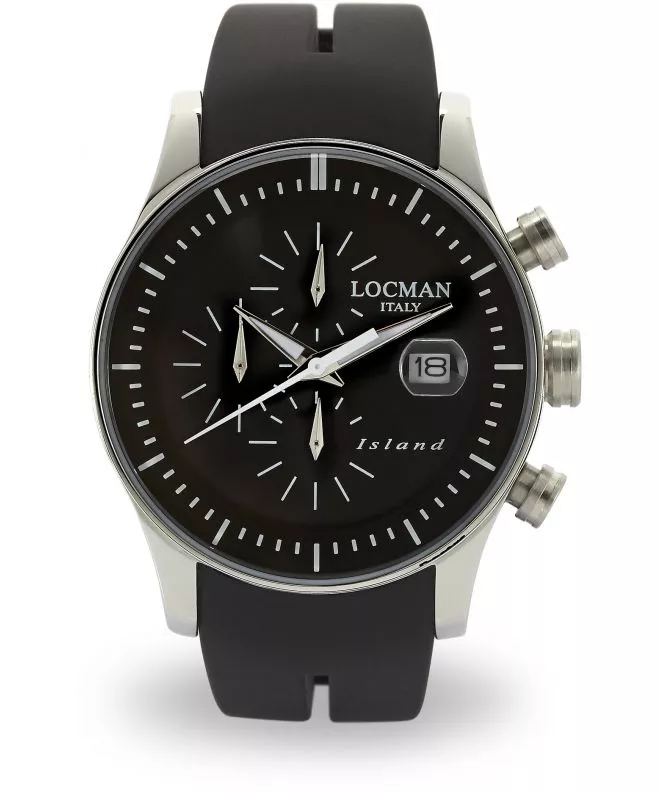 Locman Island Chronograph Men's Watch 062000KW-BKWSIK