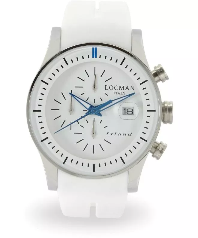 Locman Island Chronograph Men's Watch 062000WB-WHKSIW