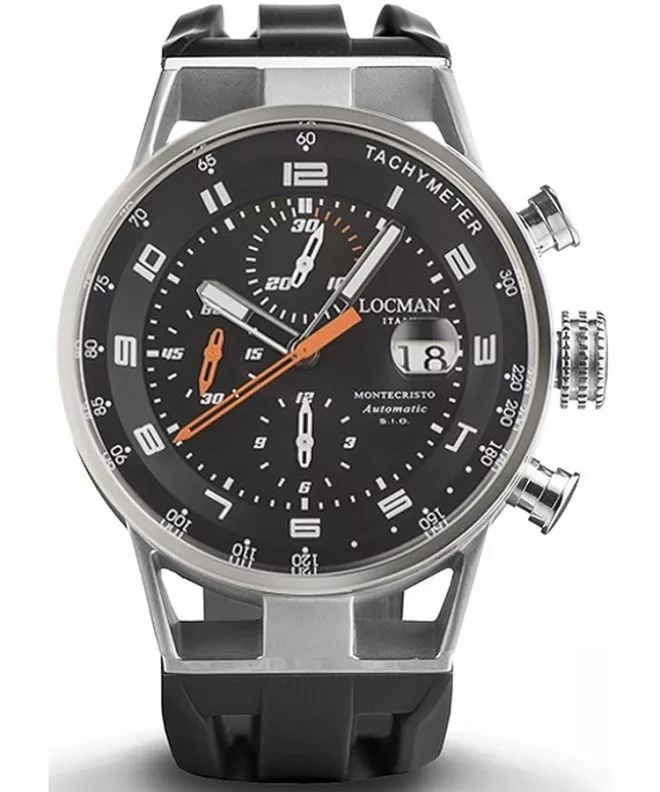 Locman Montecristo 516 Automatic Chronograph Men's Watch 0516A01S-00BKORSK