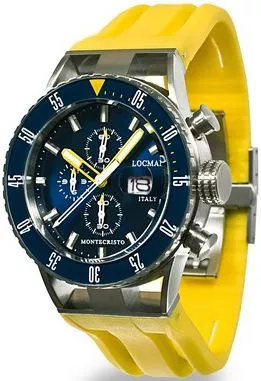 Locman Montecristo Professional Diver Men's Watch 051200BYBLNKSIY