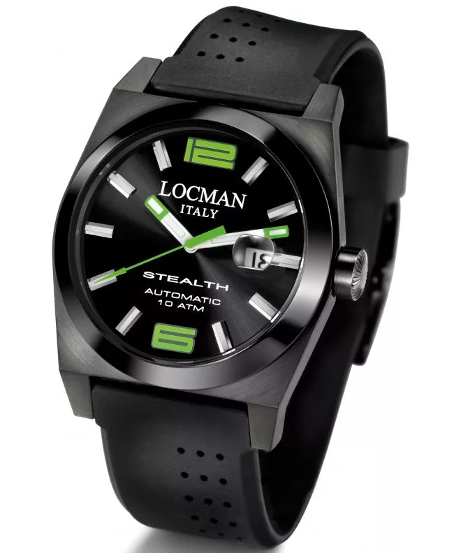 Locman Stealth Automatic Men's watch 0205BKBKNGR0GOK