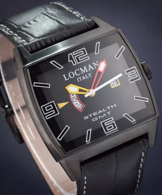 Locman Stealth GMT Men's watch 0300BKBKFYLRPSK