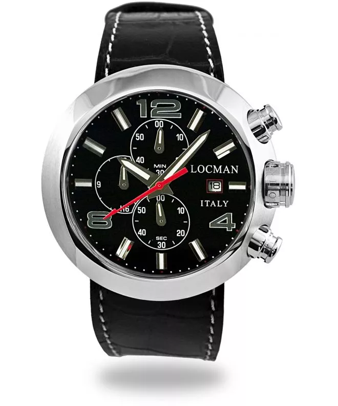 Locman Tondo Chronograph Men's Watch 042000BKNNK0PSK-KS-T