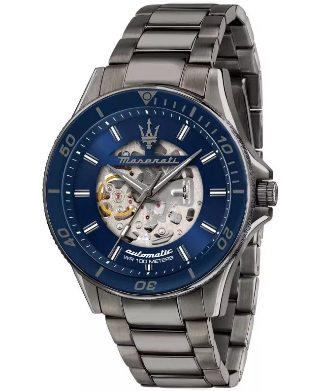 Maserati R8823140015 - Sfida Skeleton Automatic Watch • Watchard.com