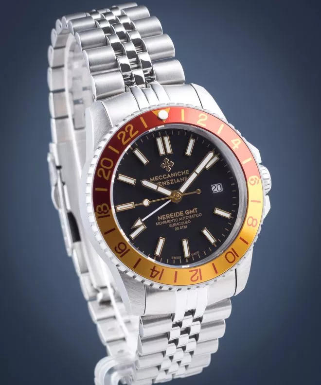 Meccaniche Veneziane Nereide GMT San Marco Jubilee Automatic Men's Watch 1204002J