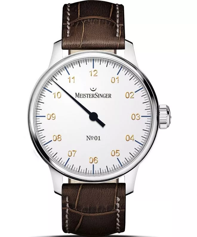 MeisterSinger N°01 White  watch AM3301G_SG02