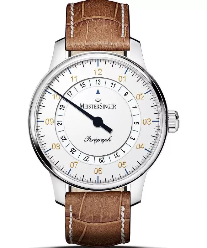MeisterSinger Perigraph - 38mm White  watch BM1101G_SG013W