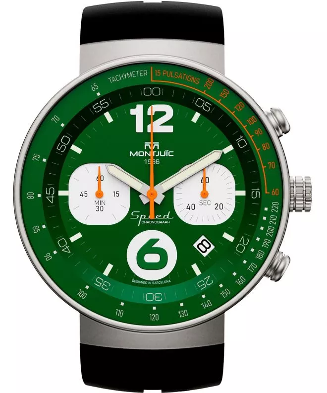 Montjuic Speed Chrono British Green SS watch MJ2.0404.S