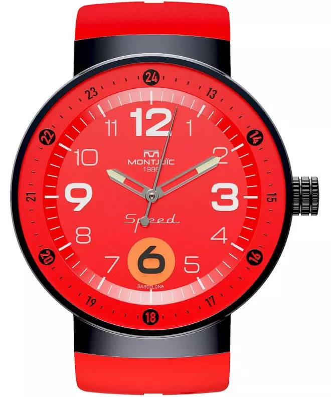 Montjuic Speed Motorsports Ferrari F1 Inspired Red Maranello watch MJ1.1510.B