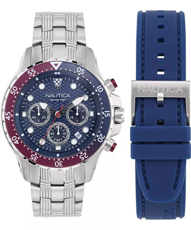 Nautica Sporty Chronograph SET watch NAPNSF407