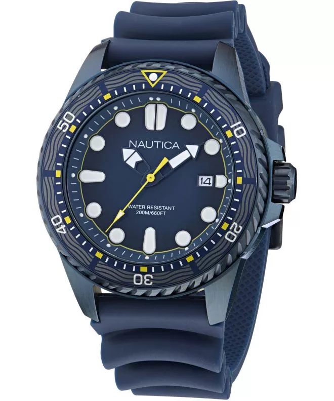 Nautica Orologio Da Fitness NAPNSS503 – Cronografo 44mm In Acciaio Riciclato Con Quadrante Nero