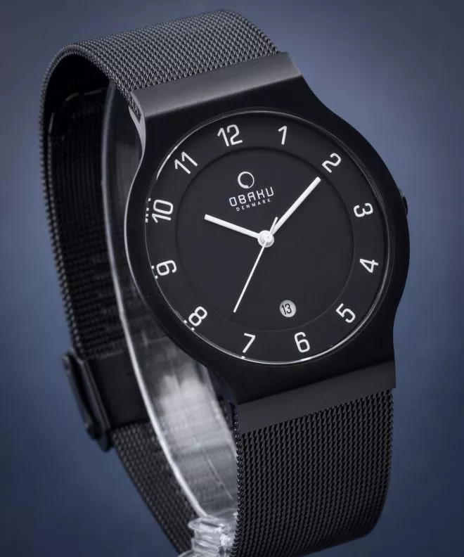 Obaku Ultra Slim Men's Watch V133GBBMB1