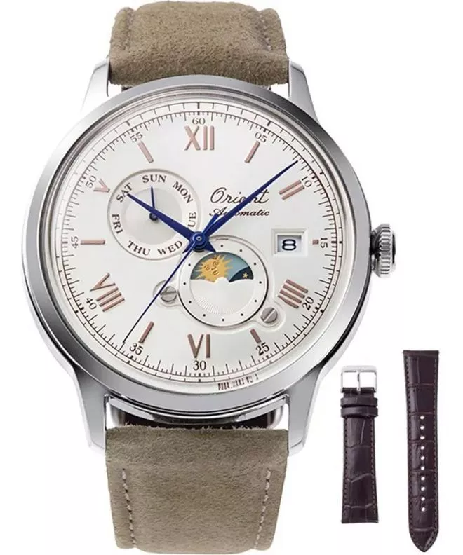 Orient Bambino Sun & Moon Automatic 75th Anniversary Limited Edition watch RA-AK0808S30B