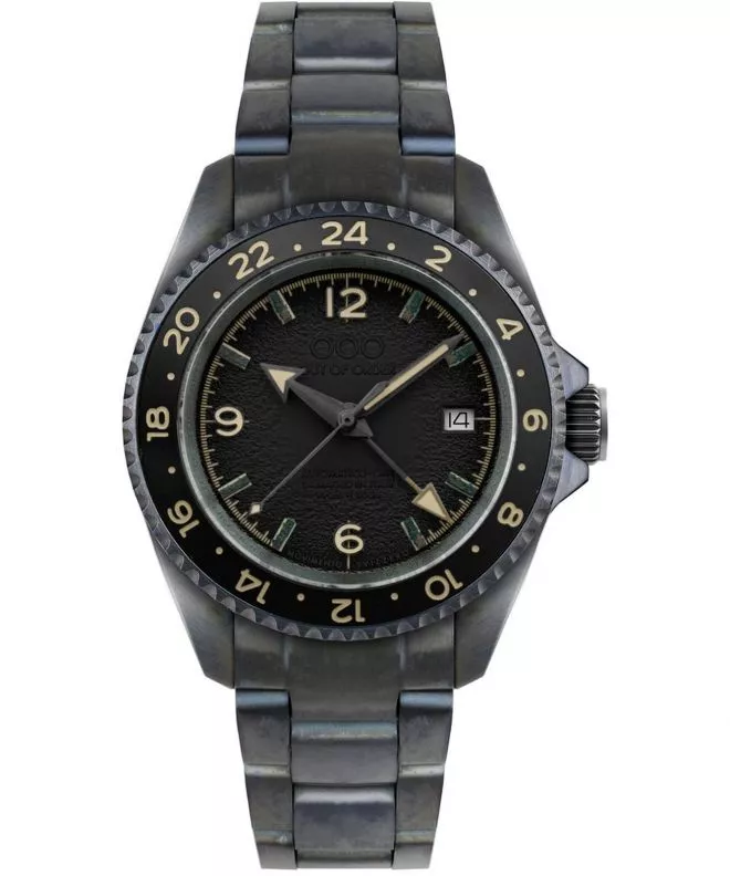 Out Of Order Black Trecento Swiss Automatic GMT  watch OOO.001-24.NE
