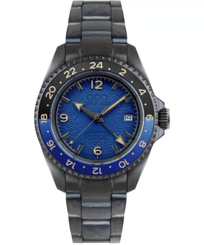 Out Of Order Blue Trecento Swiss Automatic GMT  watch OOO.001-24.BL