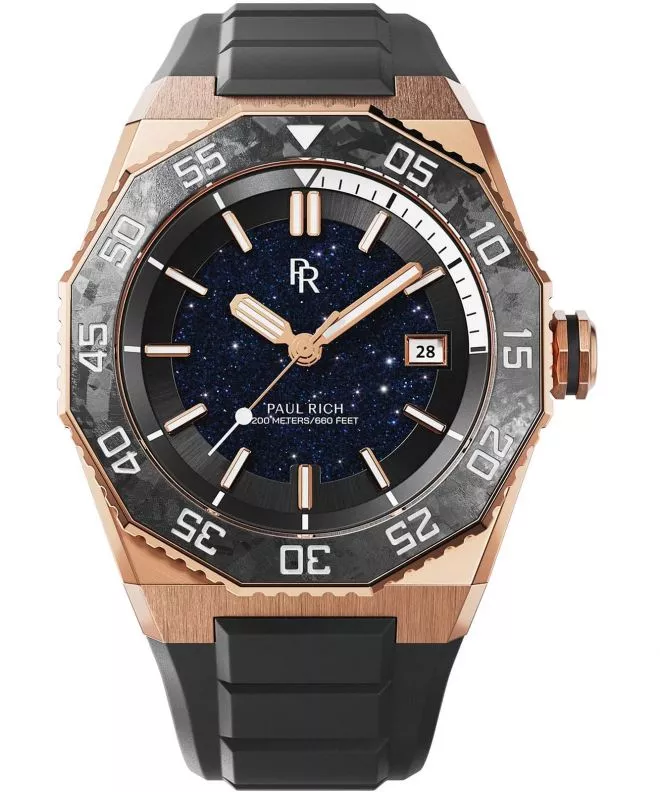 Paul Rich Aquacarbon Pro Sunset Gold Aventurine watch 766236337401