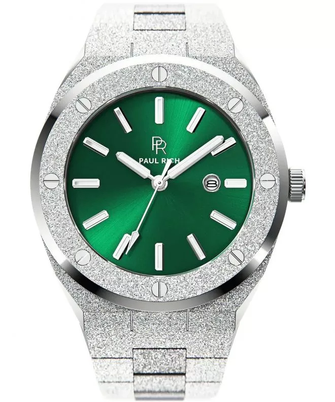Paul Rich Frosted Emperor's Emerald  watch 656874999379