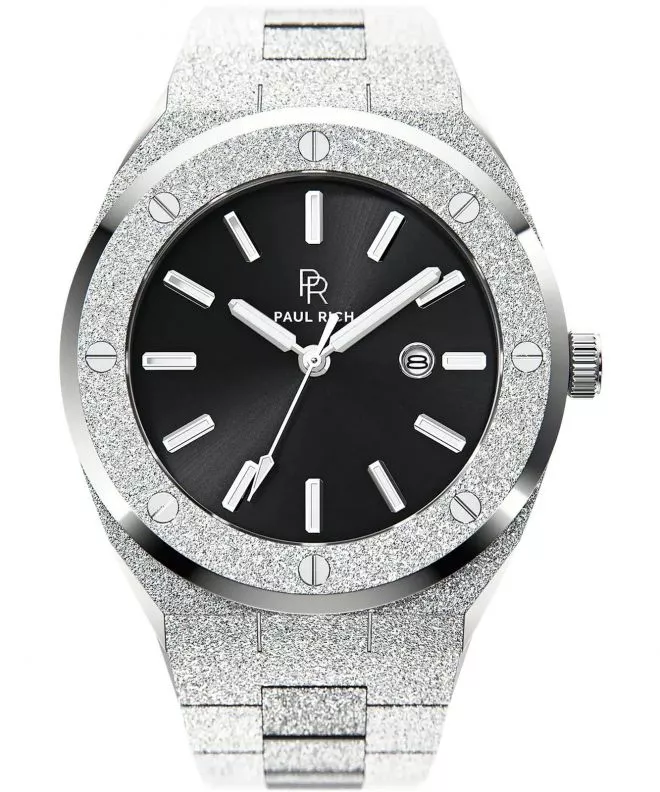 Paul Rich Frosted Noble's Silver  watch 656874882718