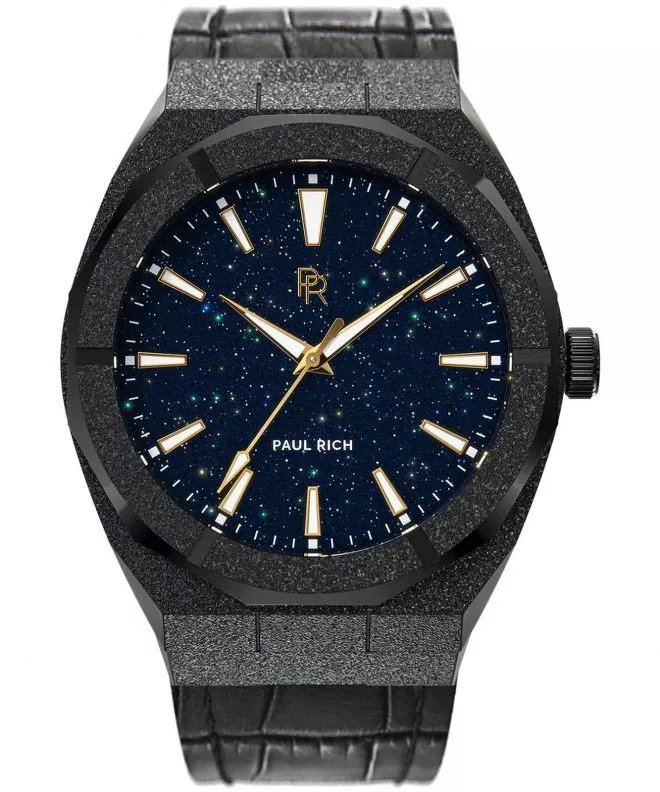 Paul Rich Frosted Star Dust Black Leather 42 watch 659436593701
