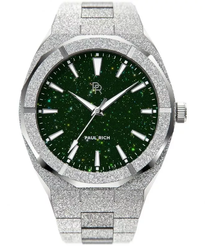 Paul Rich Frosted Star Dust Green Silver  watch 655469192355