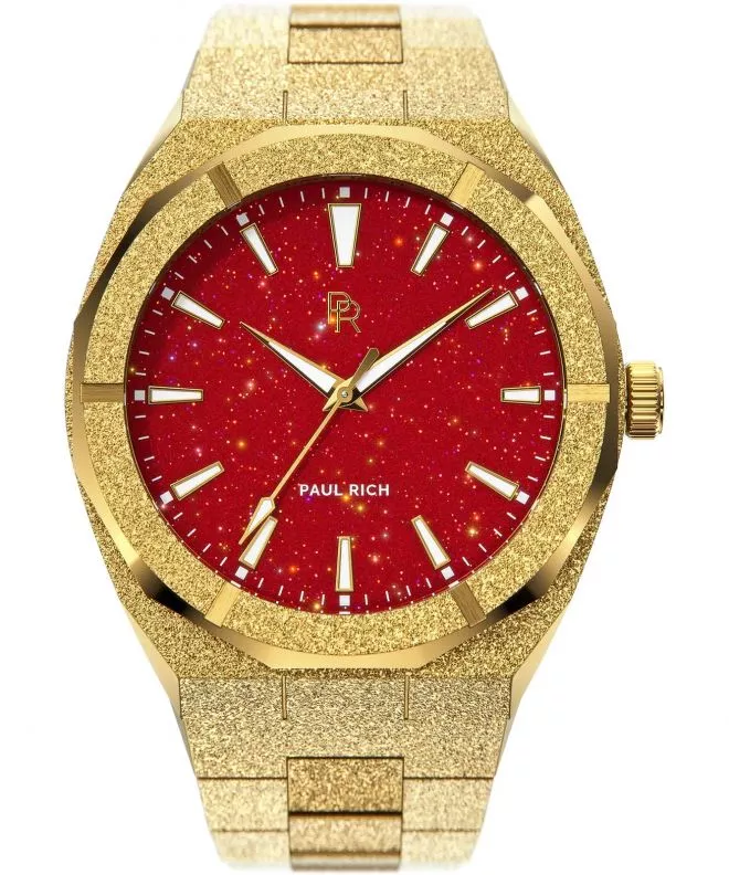Paul Rich Frosted Star Dust Red Gold  watch 655469493308
